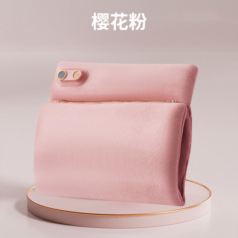 Graphene rechargeable hand warmer - plush, heated, and waterless hot water bottle for women - keeps you warm and cozy, perfect for stomach relief