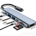 Usb extender is suitable for huawei computer macbooktype-c seven-in-one docking station hub multi-function