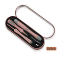 Rose gold "slim waist" 3-piece set in tin box
