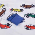 Aliexpress tenu kids' pajama set - autumn/winter style - all-over car print - boys' long-sleeve loungewear set