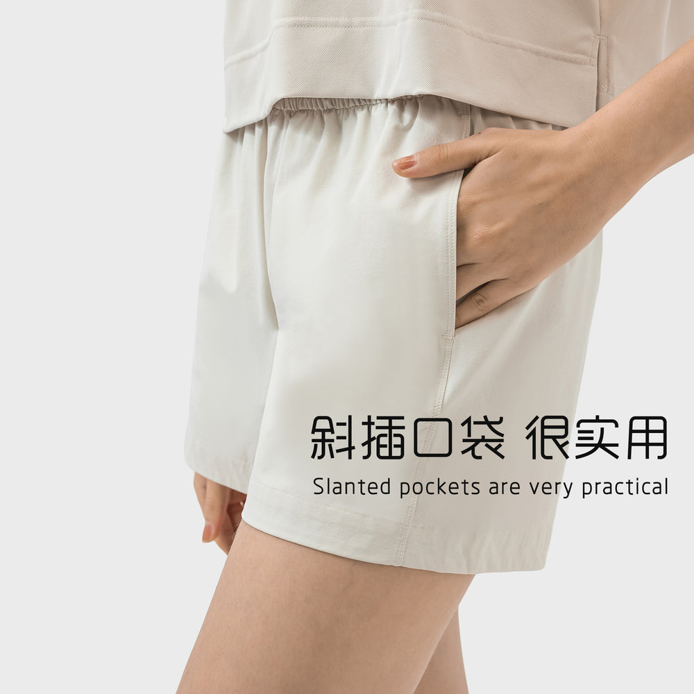 New outdoor instant cooling three-point yoga shorts - moisture-wicking, lightweight running & fitness shorts for women - dss072