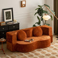 Compressed fabric one-piece sofa bed cross-border small apartment apartment living room removable and washable foldable lazy sofa bed
