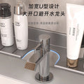 Bathroom vanity mirror front shelf, toilet faucet sink bathroom storage rack, drill-free installation