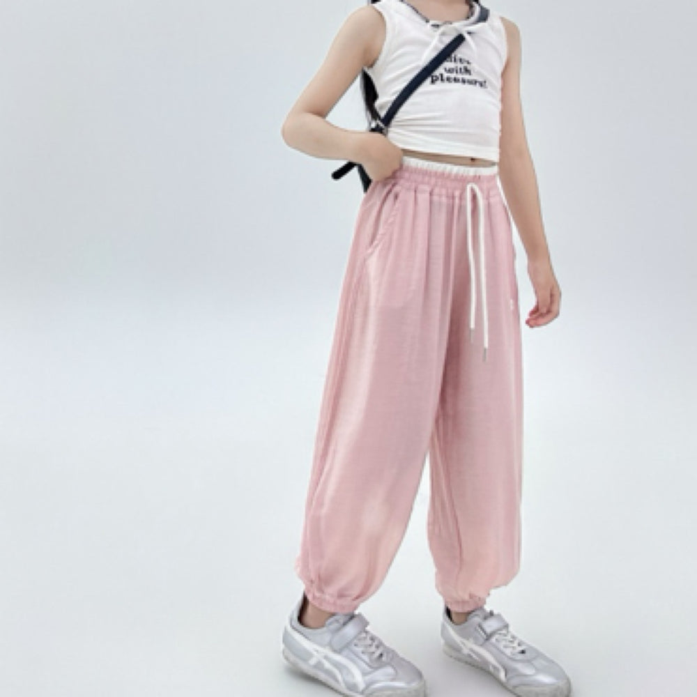 Nine-point pants pants boys and girls thin summer casual pants neutral children's pants kids girlloosekids anti-mosquito pants