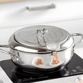 Japanese-style tempura fryer - 304 stainless steel deep fryer for home use - energy-saving small fryer