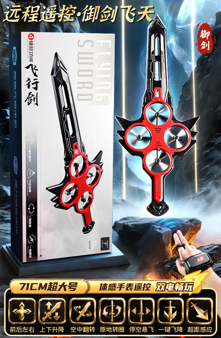 Best selling sword flying aircraft somatosensory remote control toy sword follow your heart model gift for boyfriend airplane model