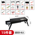 Bbq grill charcoal pull-out carbon tank foldable stove bbq camping picnic bbq rack outdoor bbq grill