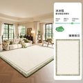 Ice silk mat carpet living room green french cream style summer no-wash wipeable sofa no-maintenance mat floor mat