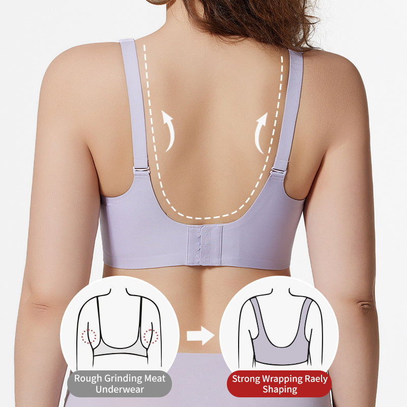 export hot-selling plus size seamless bra for women - full coverage, comfortable, beautiful back, anti-sagging, wireless bra