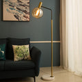 American scandinaviancasual floor lamp living room sofa side bedroom bedside study light luxury glass reading vertical table lamp