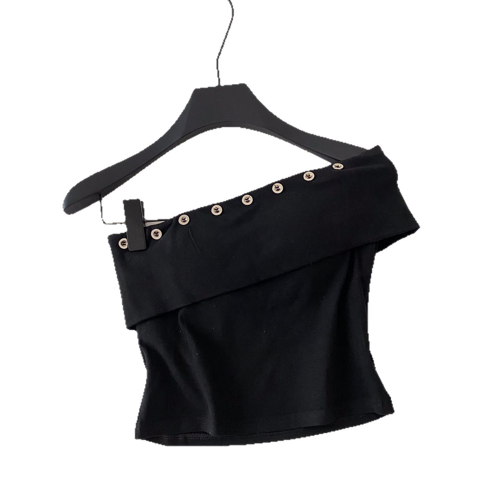Xiaoxiangfeng wear women's classy sense rose printinghalter sleeveless vest women's summereasiest for match bottomknittingtops