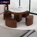Rock slab kung fu coffee table small apartment for home fire stone tea table intelligent fully automatic small all-in-one tea table and chair combination