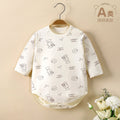 Newborn baby clothes boneless thin baby jumpsuit spring & fall monk suit bag butt suit triangle khaki climbing suit