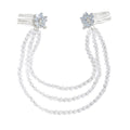 Wholesale hair clips: new european and american cross-border styles - pearl hair accessories, unique high-end jewelry, diamond-studded leaf hairpins, hair accessories for women