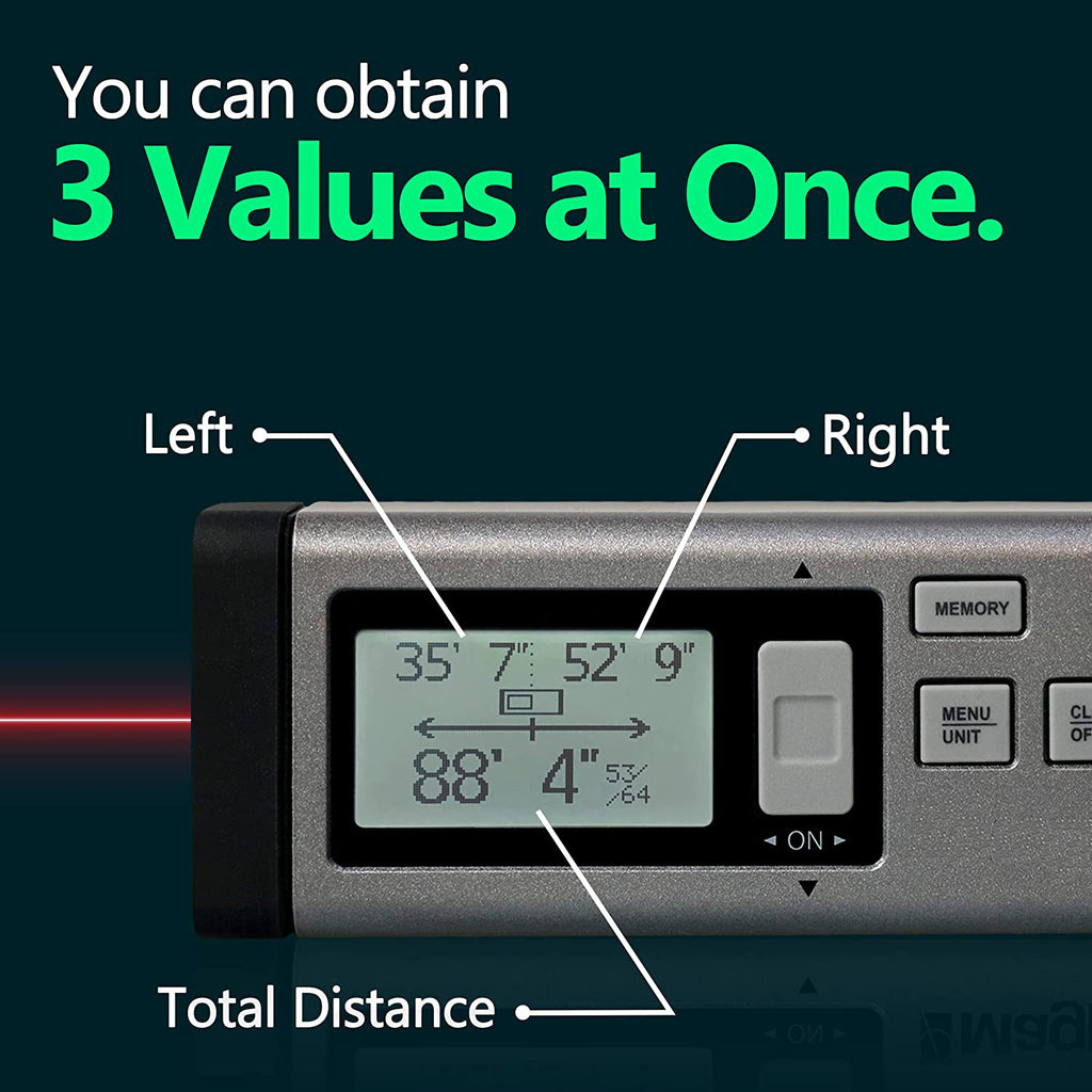 HUOTO digital inclinometer with laser electronic inclinometer box laser level slope detector with Bluetooth