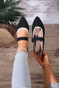 new arrival: plus-size women's flat loafers for cross-border e-commerce – flyknit fabric, fashionable round toe, breathable slip-ons – wholesale available