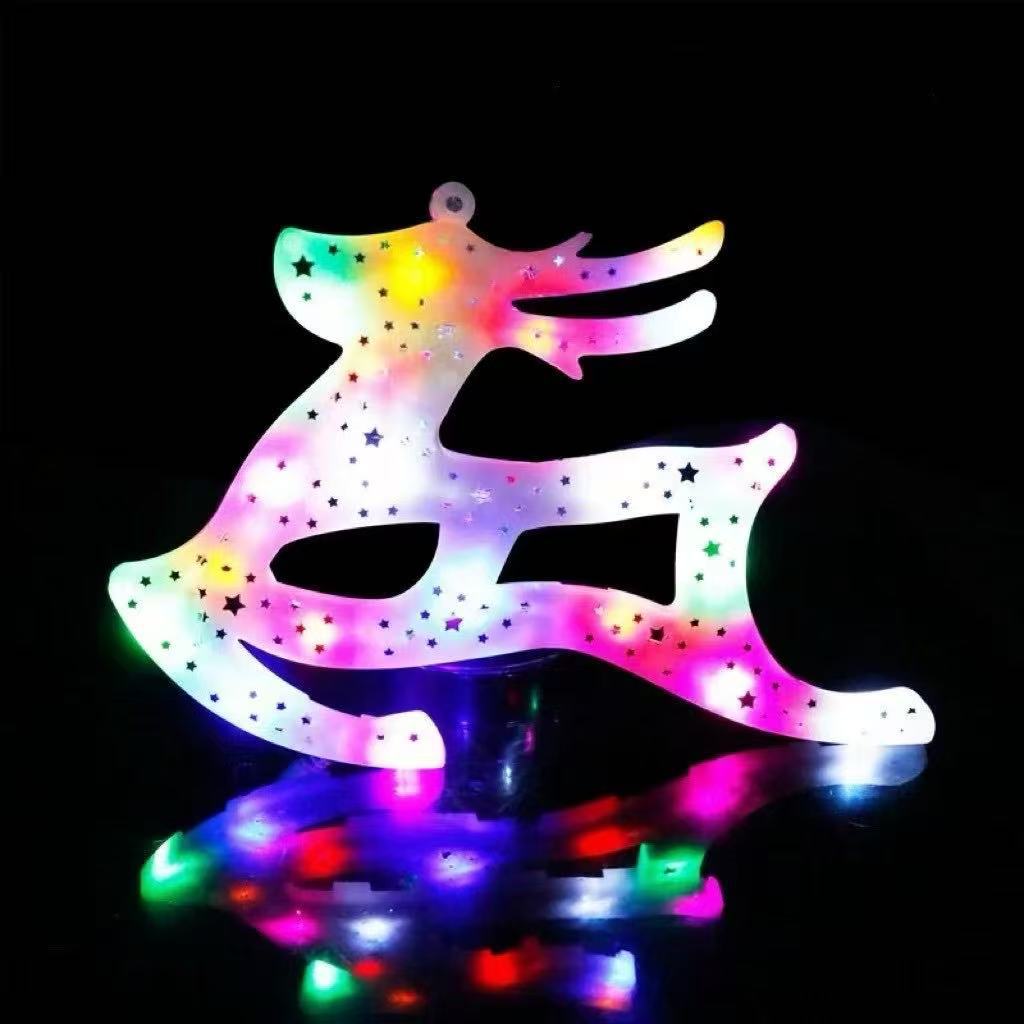 LED Christmas decoration, snowflake deer Christmas tree, old man lights flashing modeling lights, waterproof engineering lighting