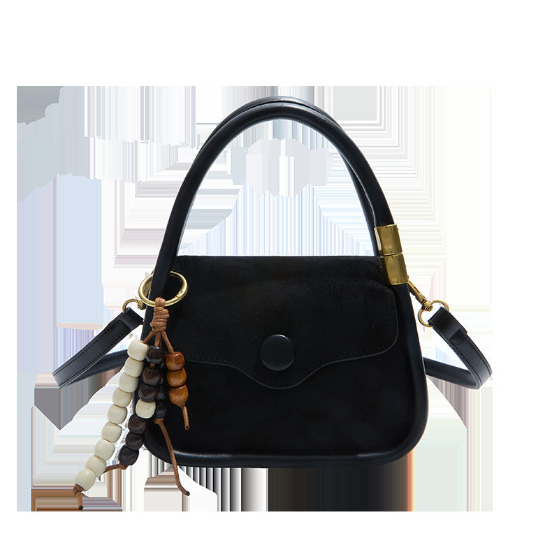 Textured niche style satchel bag work clothing 2025fall and winternew arrival small square bag trendyeasiest for match western fashion crossbody bag