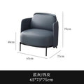 Business negotiation single sofa hotel lobby rest area sofa office light luxury reception sofa booth
