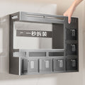 No-drill kitchen spice rack - multifunctional wall-mounted organizer for home, oil, salt, sauce, vinegar, and condiment storage