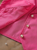 hot-selling  export fashion two-piece set: sweet & cool vest with bow and a-line skirt