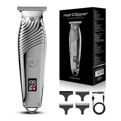1400mah cross-border hairdressing electric clipper oil head clipper for homeusb rechargeable engraving bald body hair electric clipper