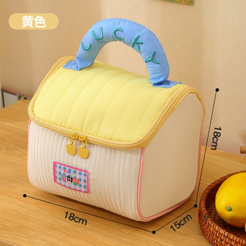 Cosmetic bag large capacity classy cute house bag toiletry bag travel storage portable cosmetics storage bag