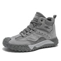 Men's winter high-top work boots: durable, slip-resistant safety boots for construction, outdoor activities, and hiking