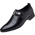 2024 new men's leather dress shoes - korean style business formal shoes, plus size pointed toe casual shoes, dropshipping available
