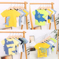 Children's summer short-sleeve t-shirt,  new arrival, half-sleeve tee for toddlers and young children, summer style, kids' cropped top, breathable trendy tee