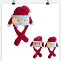 Christmas santa hat ornament - cartoon hat for adults & kids - light-up christmas atmosphere - small gift/present