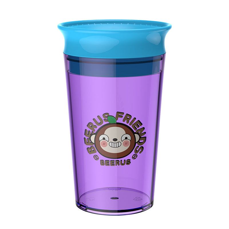 English boxed infant and child water cup sucking cup sipping cup duckbill learning cup children sucking open cup