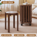 Walnut color [pulley model] imitation solid wood + carbon steel