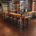 American bar chair modern casual high back chair solid wood retro high iron bar chair bar chair none