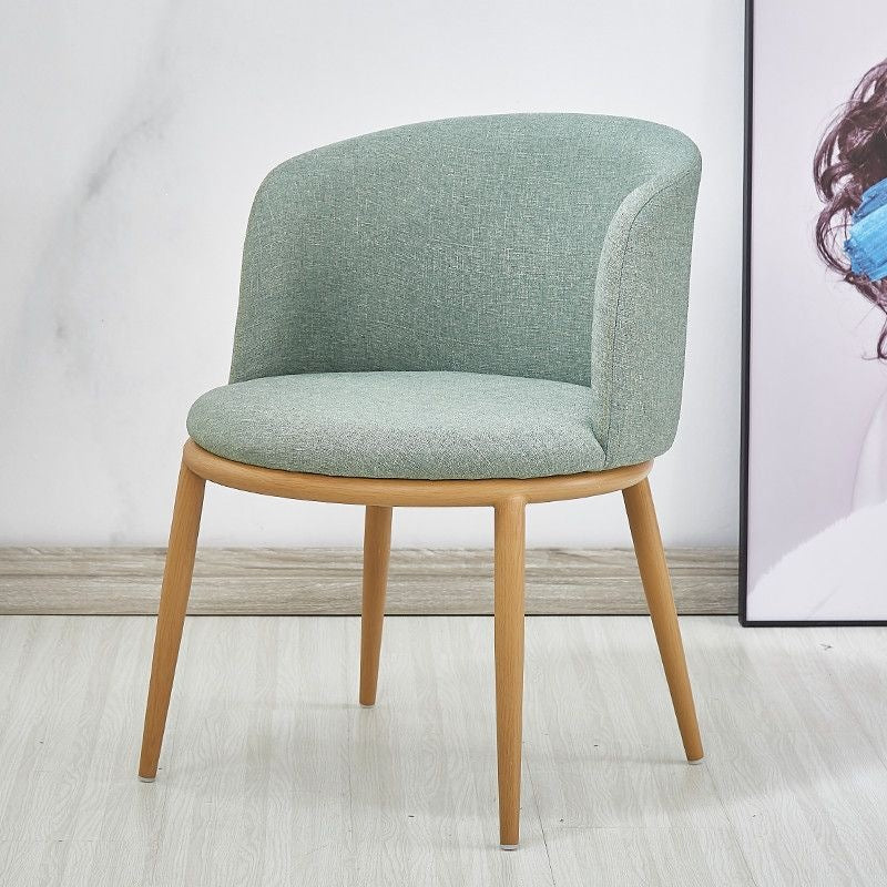 Scandinavian modern casual imitation solid wood negotiation table and chair combination small apartment balcony creative casual milk tea shop chair