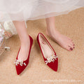 2023 new arrival engagement red stiletto heel bridal shoes - comfortable high heels for weddings, convertible heels for show he and wedding dresses