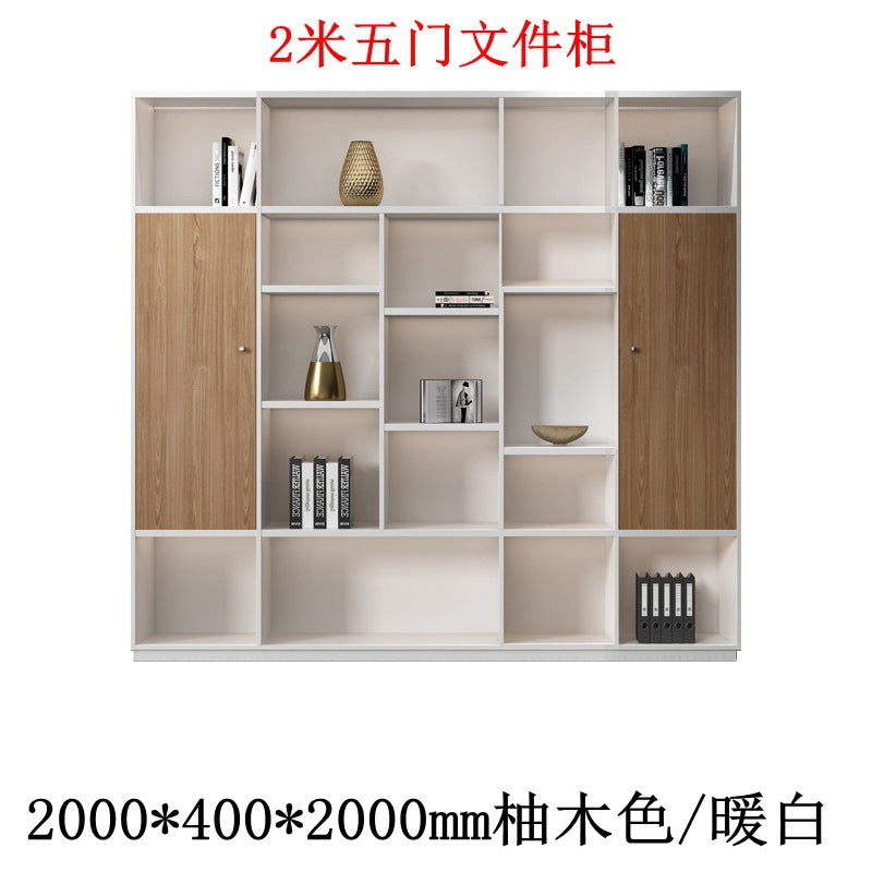 Boss table bookcase casual storage storage cabinet furniture office background file cabinet information cabinet wooden floor cabinet