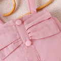 e-commerce summer sweet girl's outfit for us and european markets: camisole top + printed skirt + belt, new arrivals for toddlers and young children