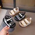 Baby boys' and girls' summer soft-soled non-slip sandals, closed-toe prewalker shoes, waterproof beach shoes for infants and toddlers, ages 1-3