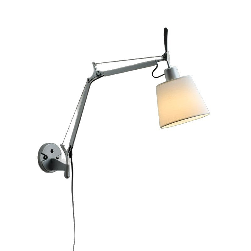 Wall lamp Bedroom bedside lamp Modern simple high-end light luxury Living room background wall Aisle decoration Zhongshan lamps E