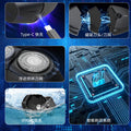 Wholesale 8w mini portable electric shaver for men - floating magnetic head, rechargeable razor