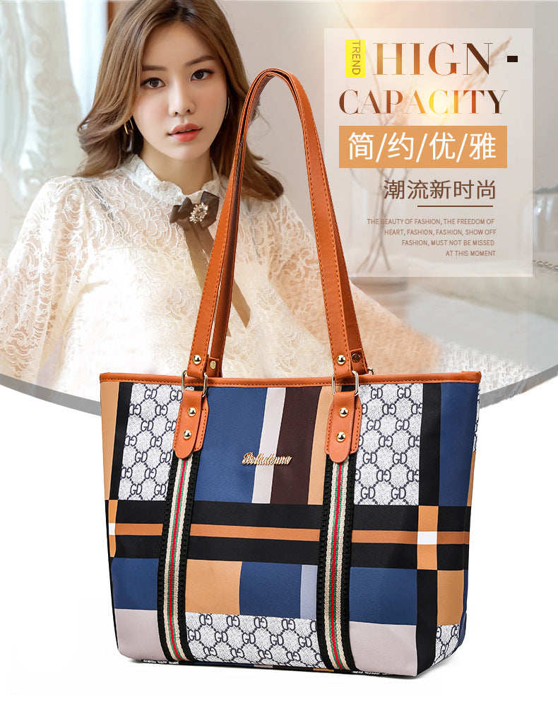 Manufacturer women's fashion shoulder bag large capacity tote bag anti-drop mommy bag new export model