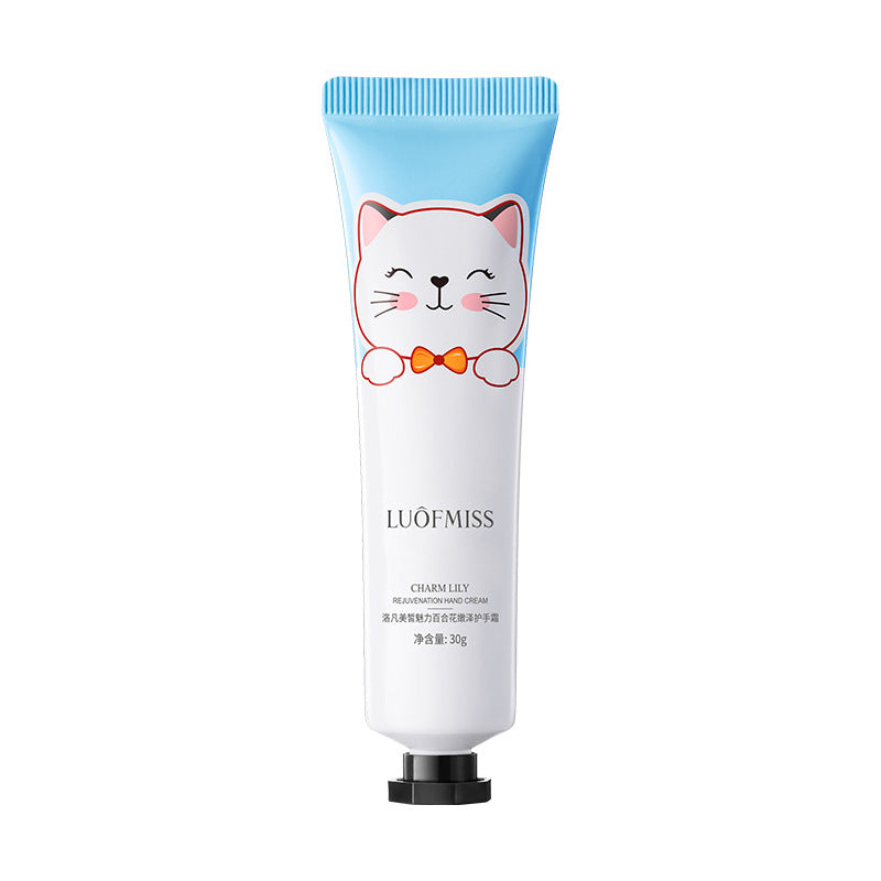 Luo Fan Meixi Fresh Lilac Soothing Hand Cream, Care Moisturizing Hydrating Smooth Hand Cream