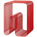 Factory direct sofa side table living room balcony magazine rack bedside storage bookshelf creative iron art small coffee table