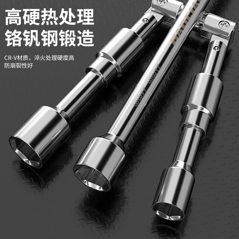 Cross socket folding wrench tool for removing tire screws, special car repair and tire changing handy gadget large wrench