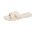 New breathable one-strap sandals & slippers for women - stylish, versatile, korean style, flat, soft sole, perfect for beach & pool