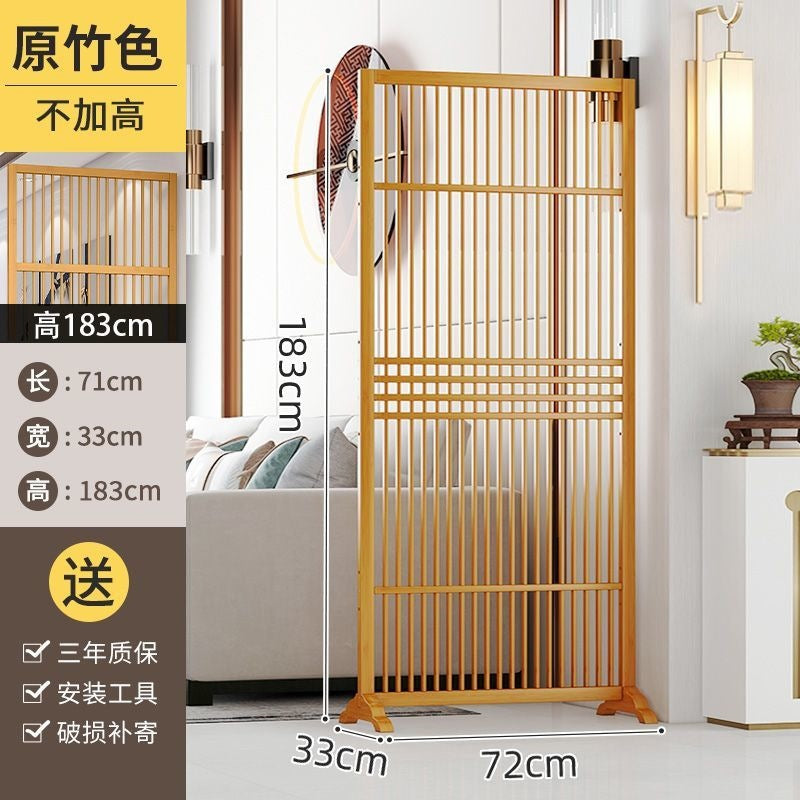 New chinoiserie screen partition living room bedroom foldablemovable hotel office simple modern simple blocking entrance