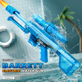 new product barrett electric water gun burst flash continuous fire linked reloading sniper gun large capacity toy water gun