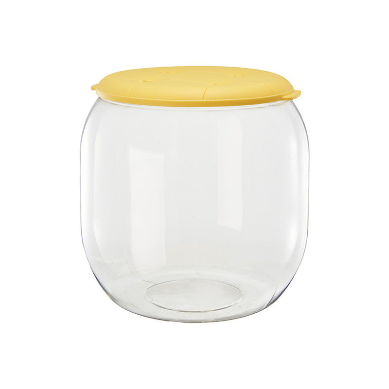 New transparent storage plastic stool - large capacity home toy storage box - clear storage ottoman with seating