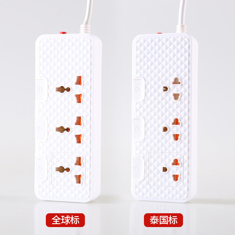 Plug-in  British standard European standard switch socket multi-function usb socket board plug-in board power strip wholesale